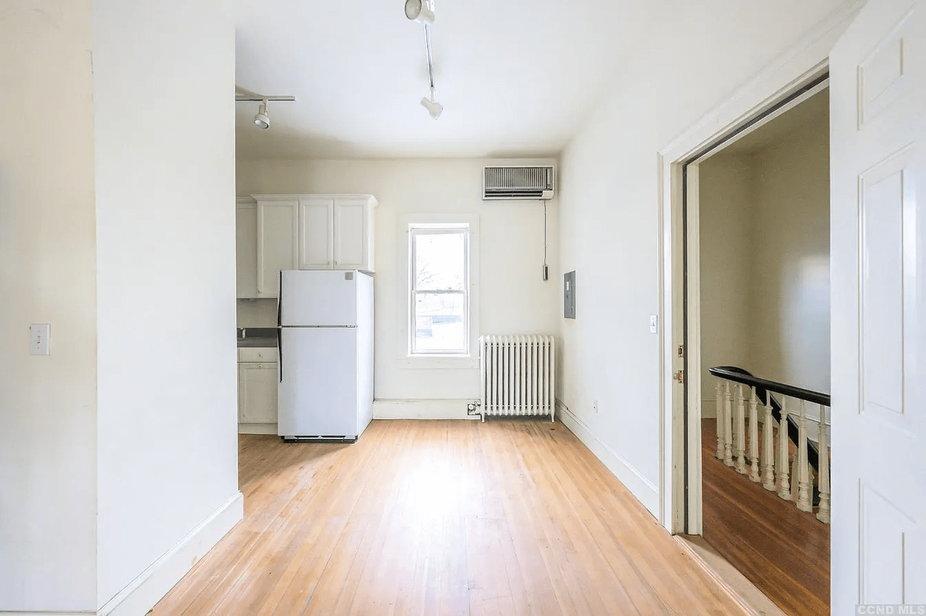 view into kitchen and hallway