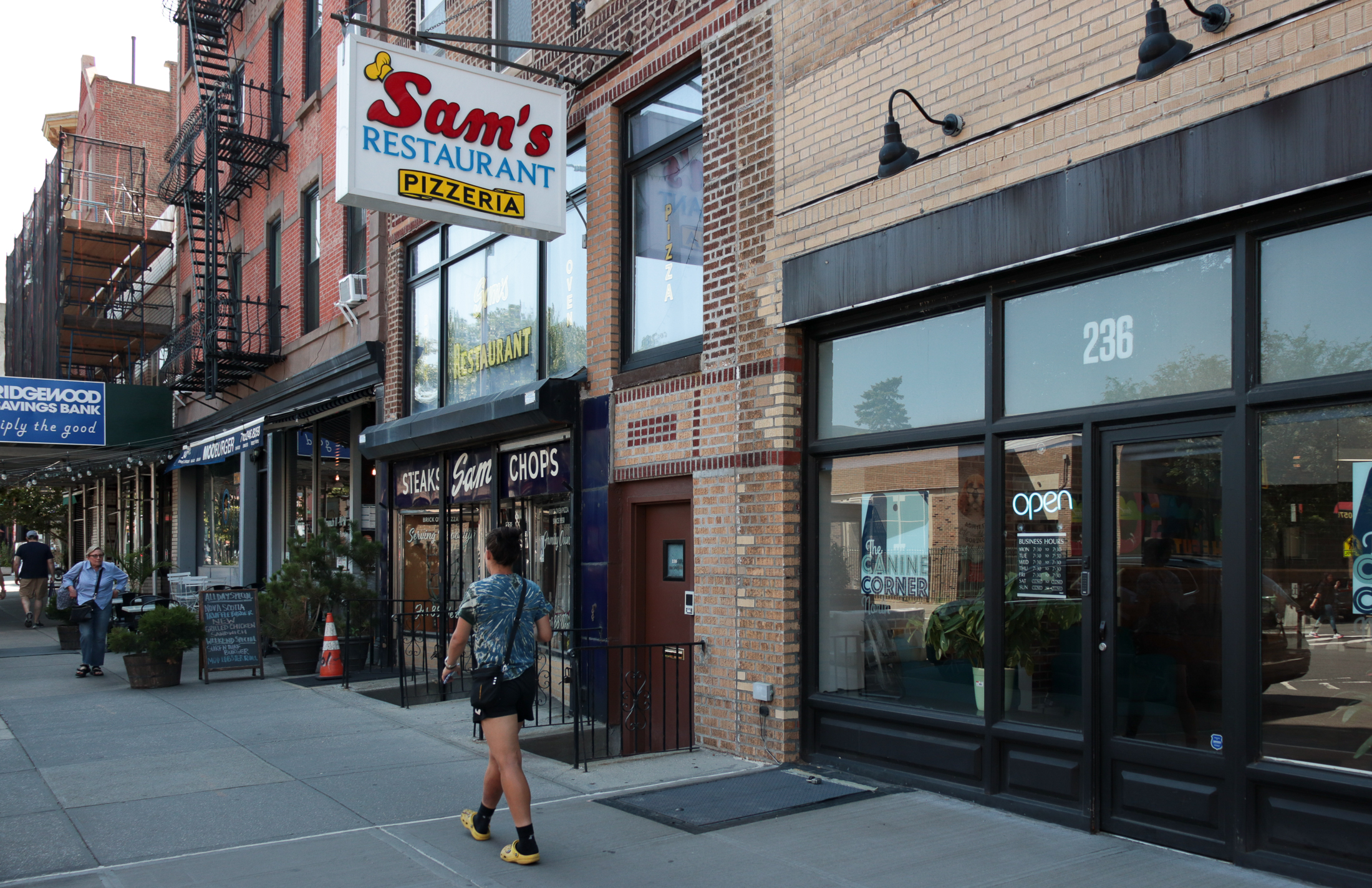 view of sam's restaurant on court street