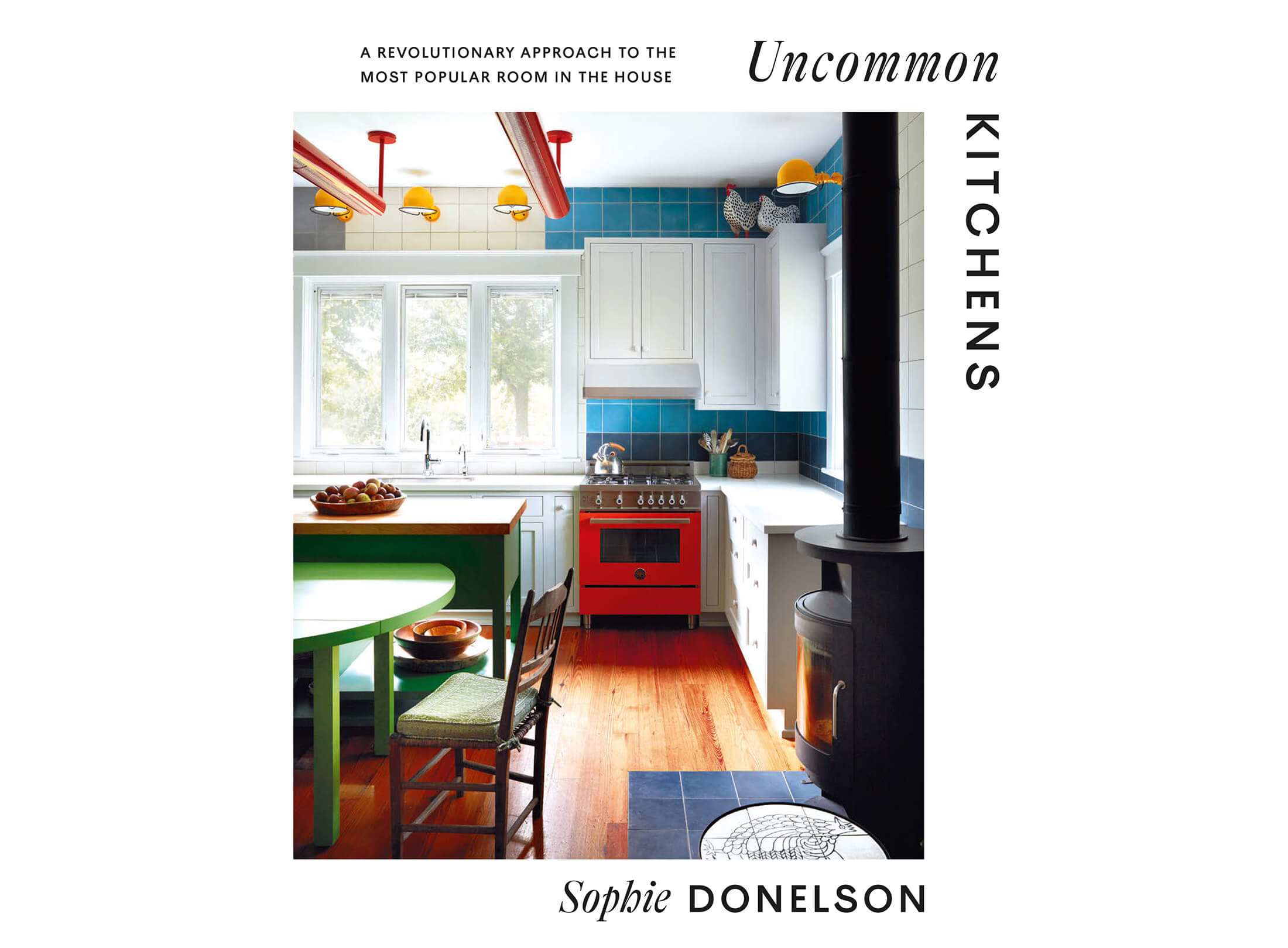 book cover showing a colorful kitchen