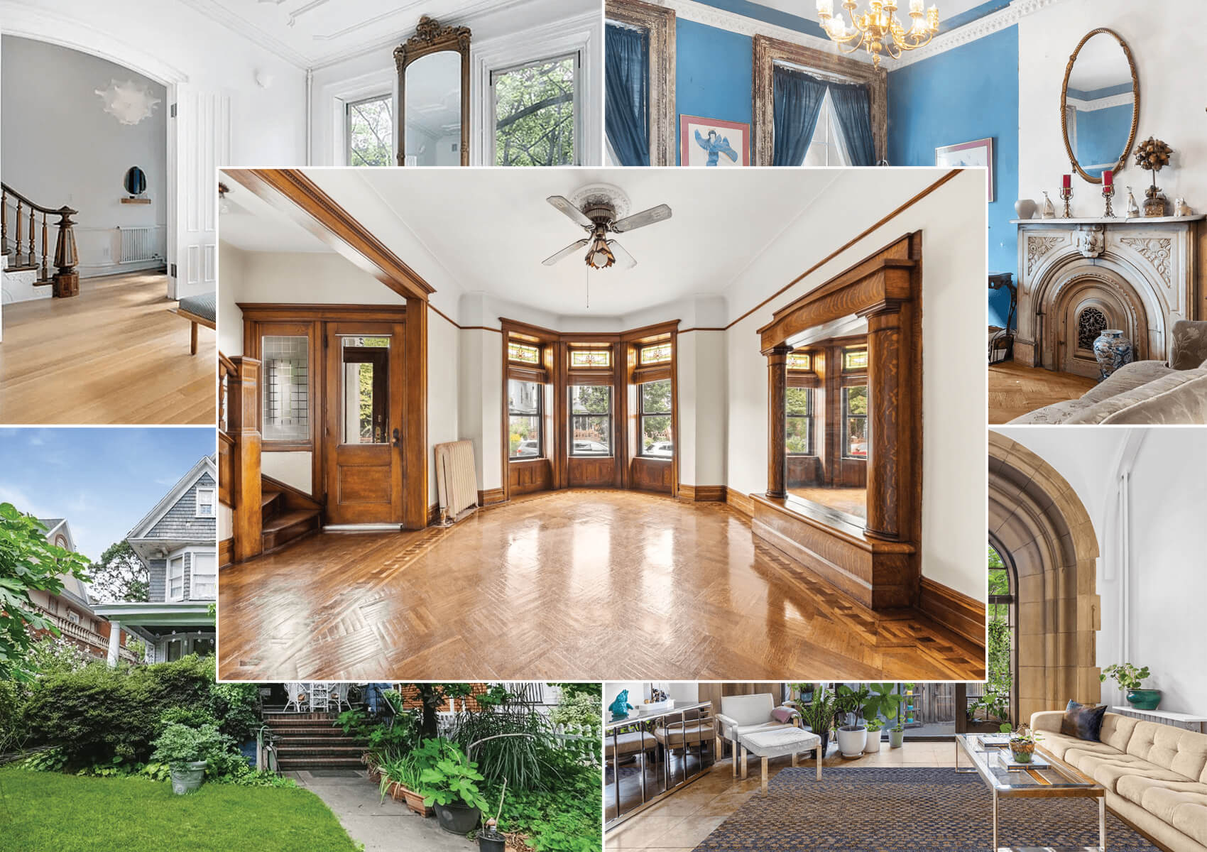 brooklyn listings - collage of brooklyn houses for sale