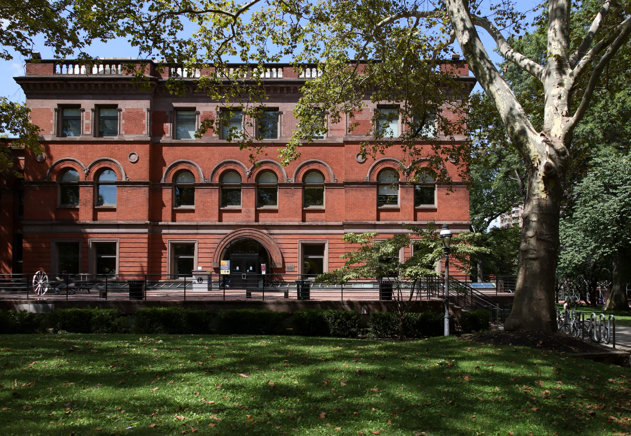 brick and brownstone library at pratt institute