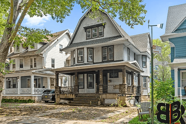 ditmas park west Dutch Colonial Style standalone with a front porch