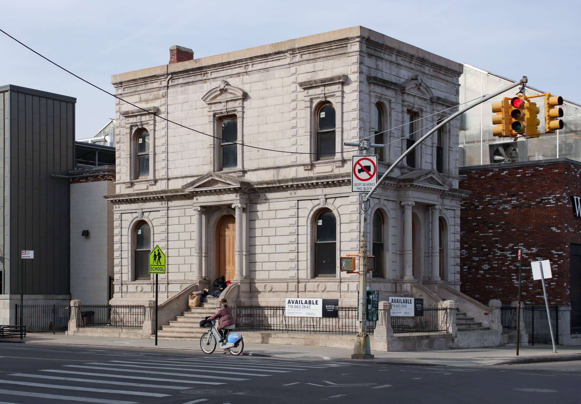 the building before it was painted