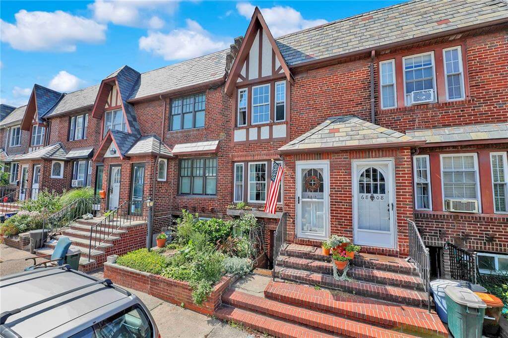 brick tudor style exterior