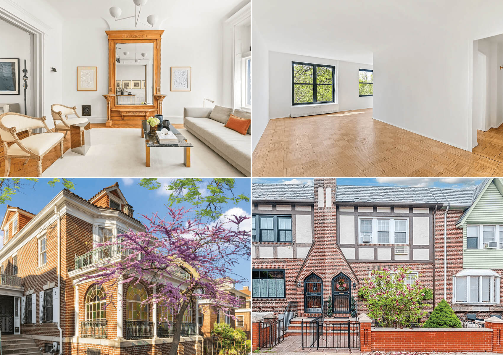 brooklyn listings- collage of brooklyn houses for sale