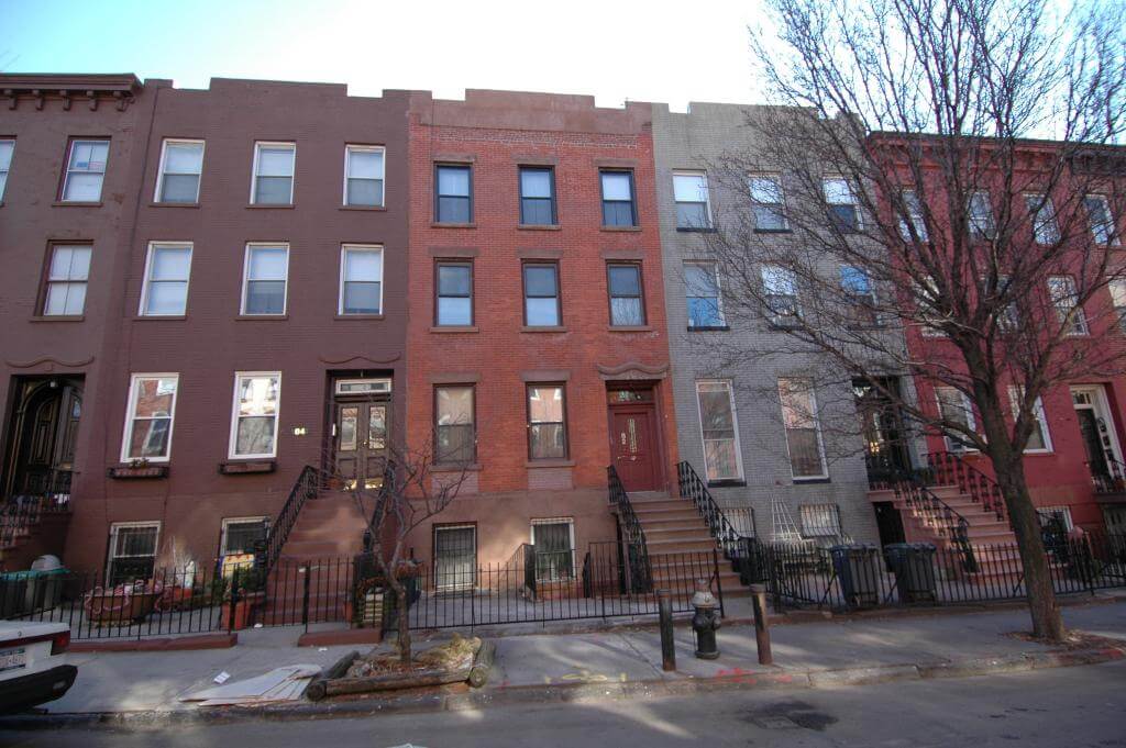 brick row houses