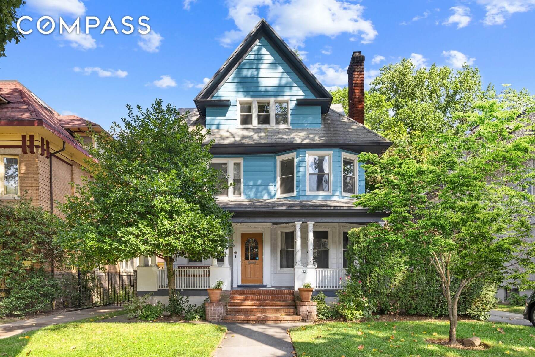 brooklyn open houses standalone house with blue siding