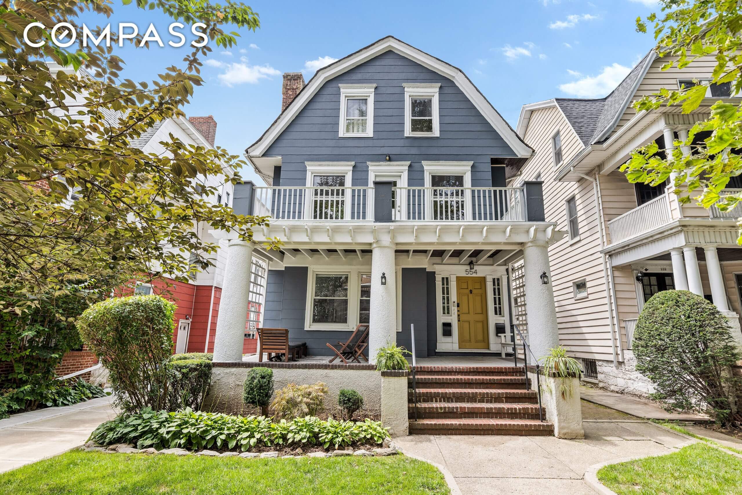 brooklyn open houses standalone house with blue siding