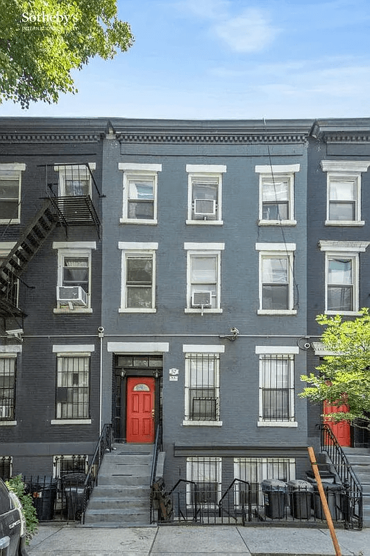 blue painted exterior