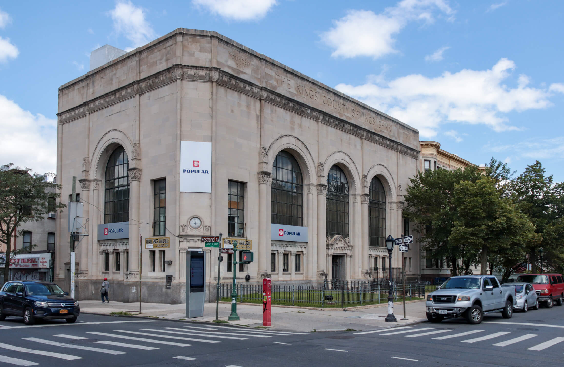 exterior of the kings county savings bank