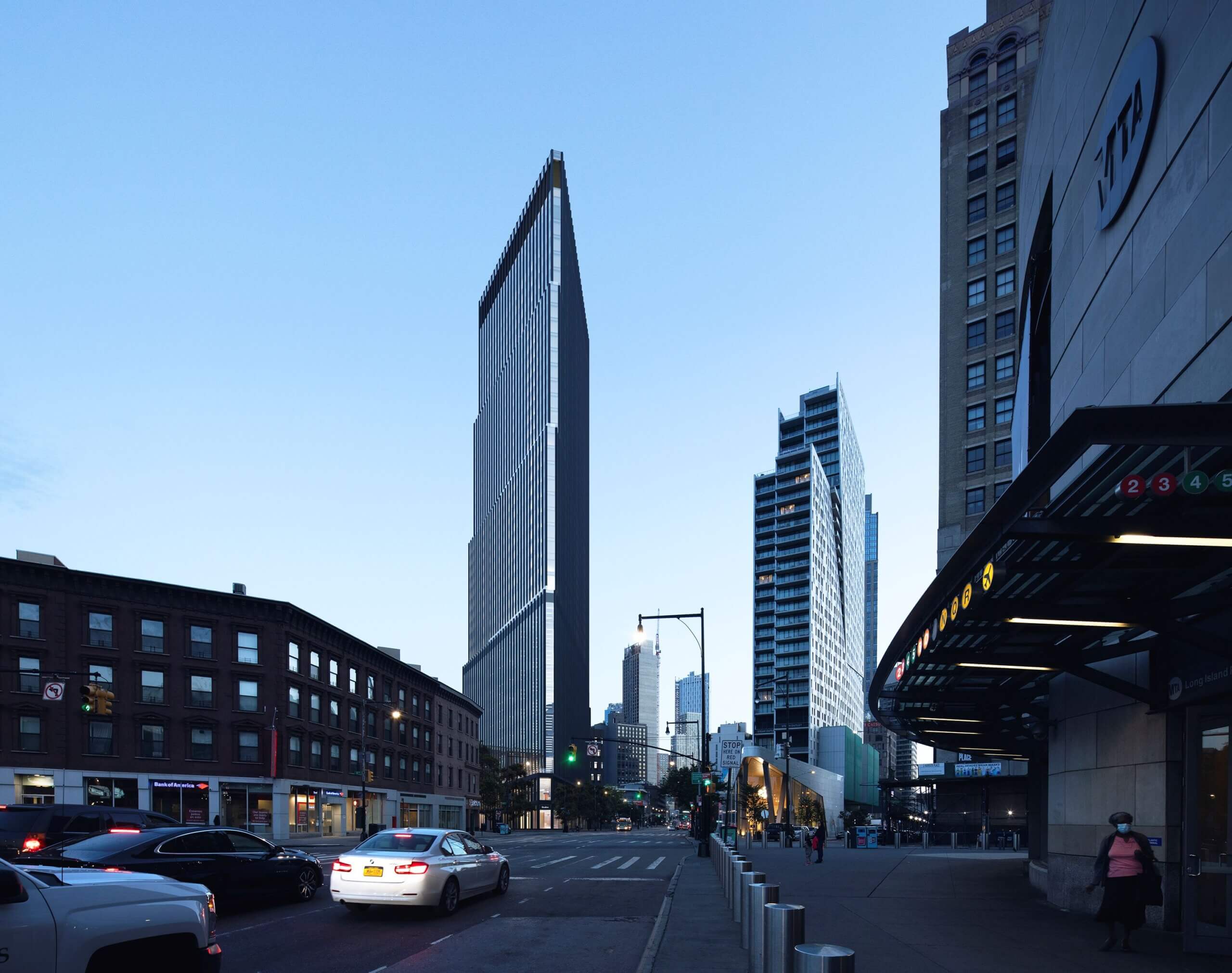 housing lottery opens at 505 state street. rendering of the building's exterior