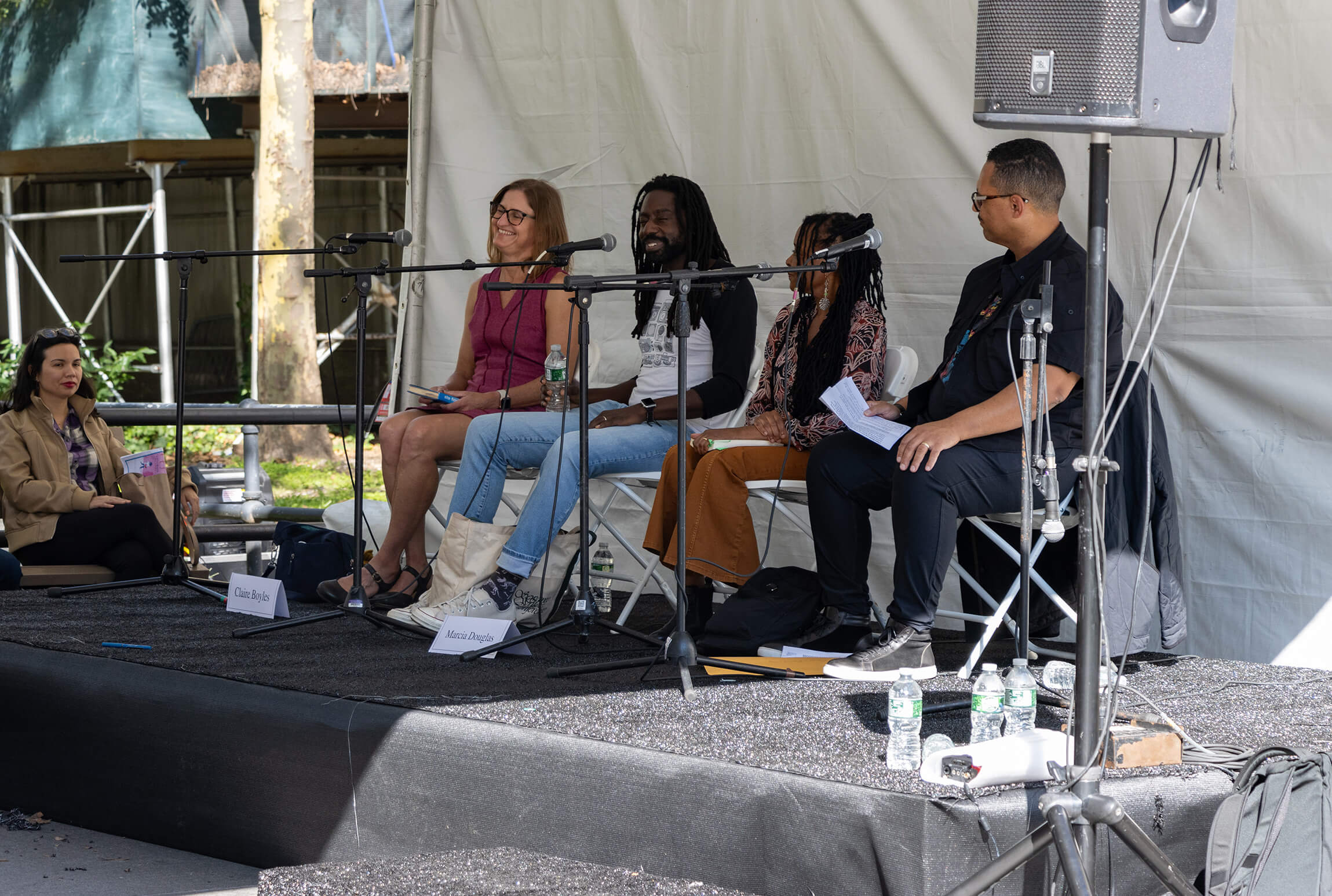 authors on a panel