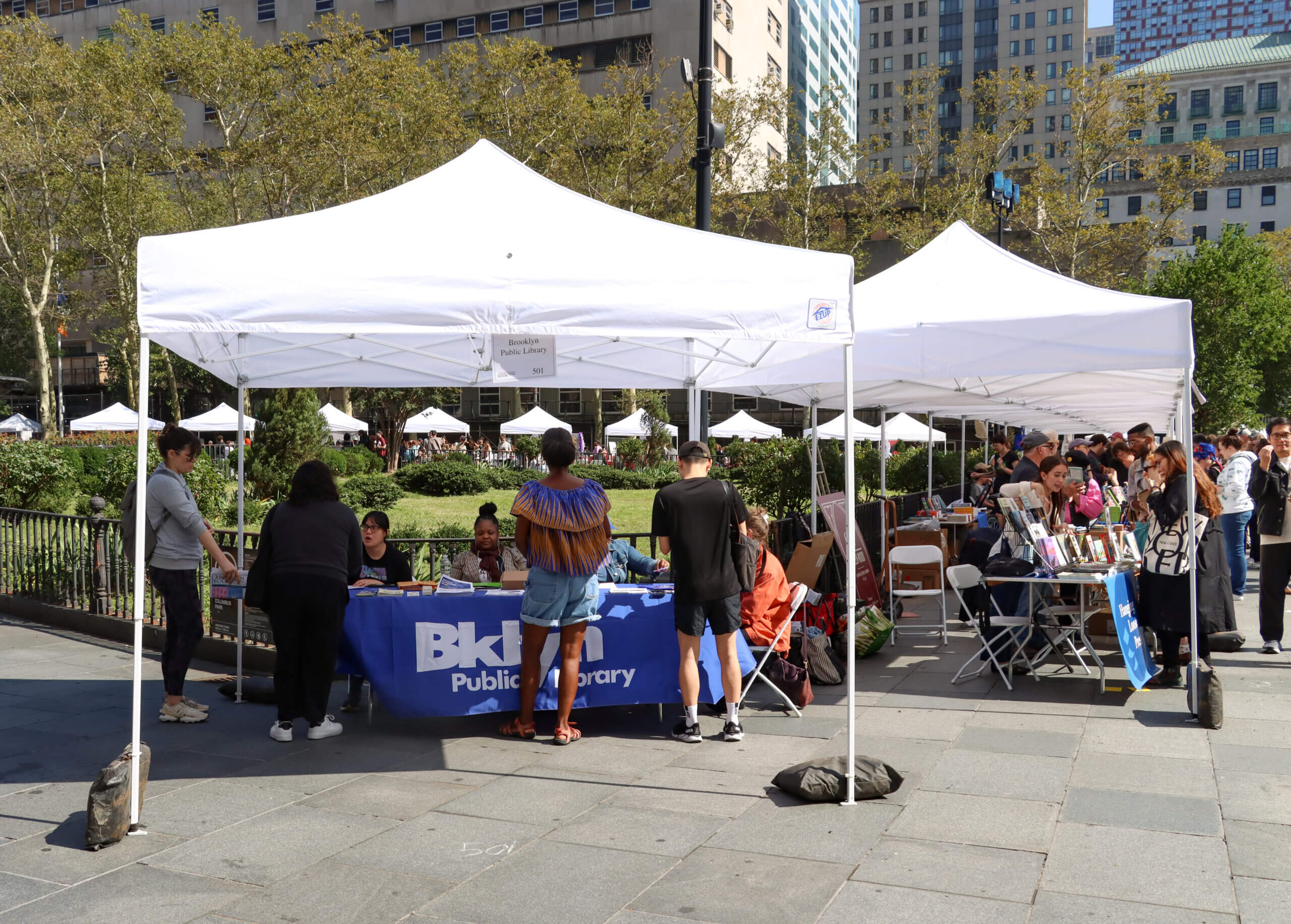 the brooklyn public library table