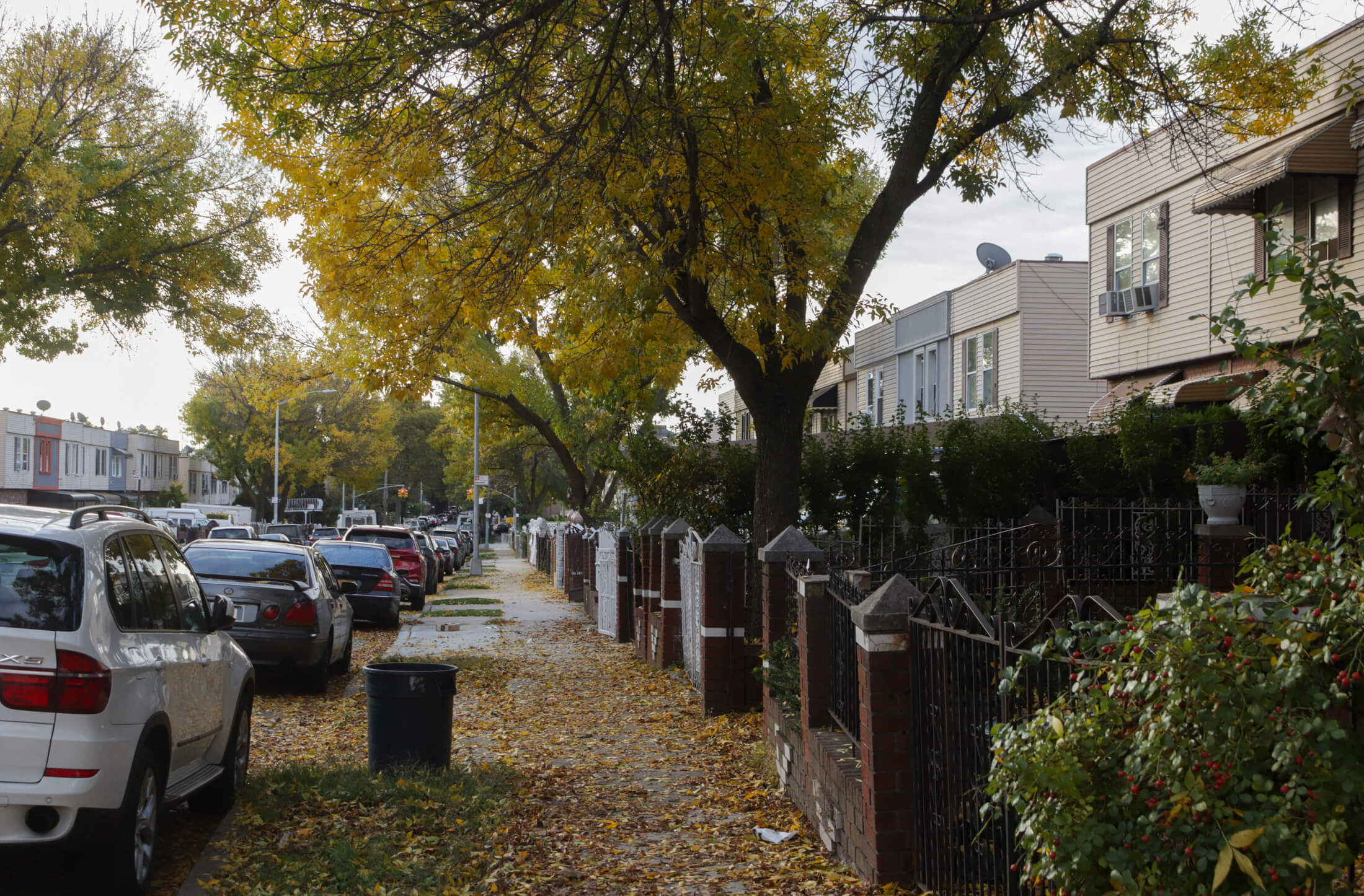 a streetview of low scale housing in brownsville