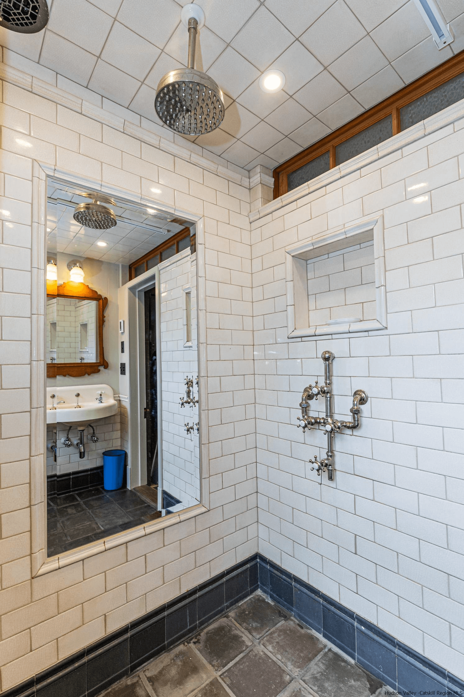 bathroom with walk in shower