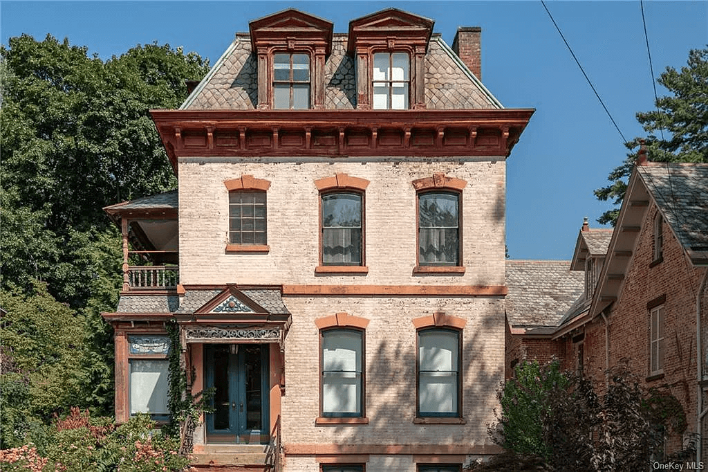 exterior of the house with dormers in roof