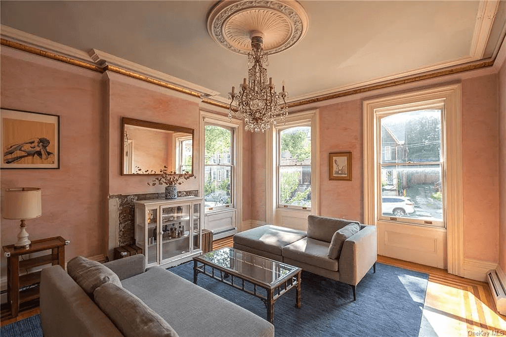 parlor with two exposures