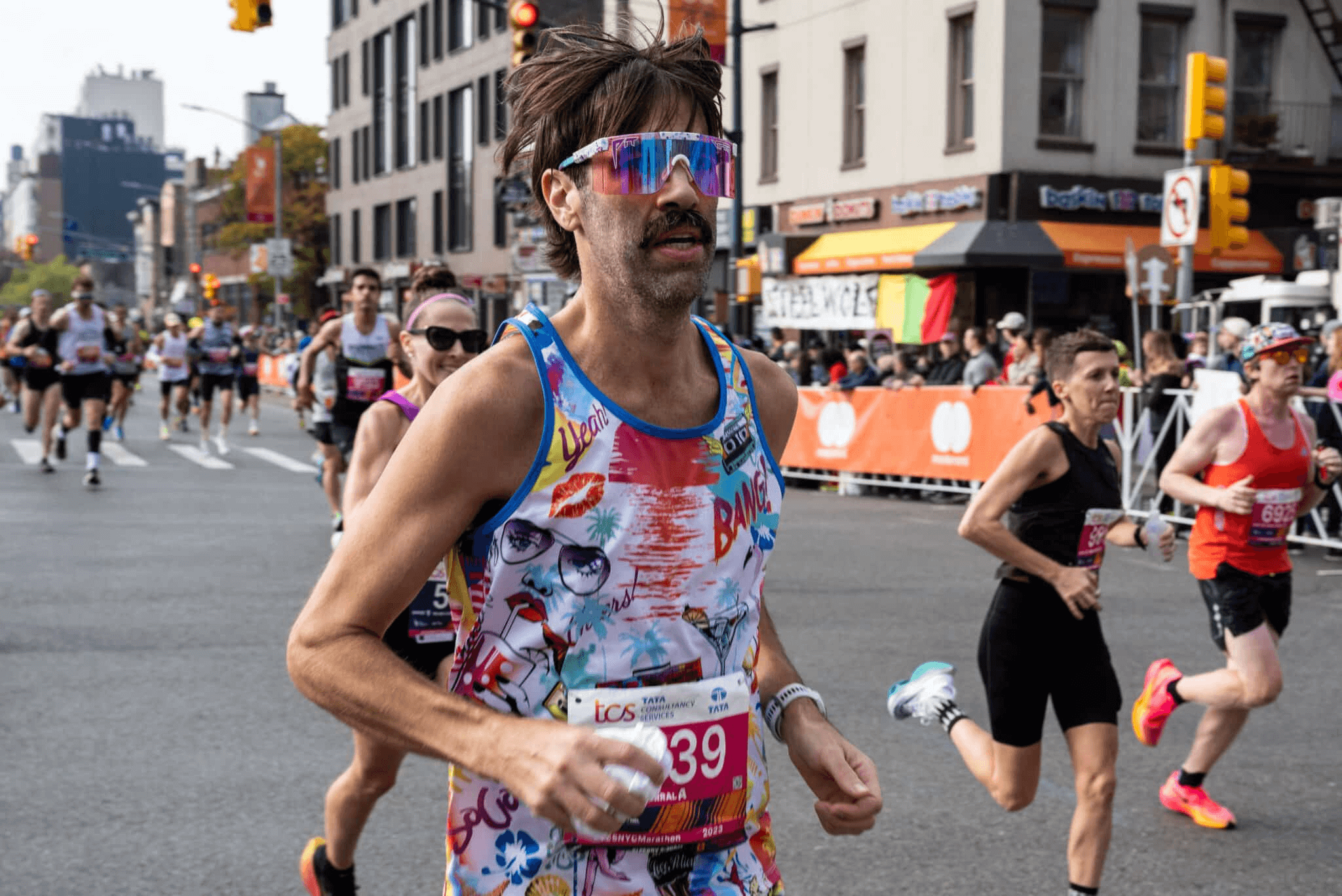 runner in tank top