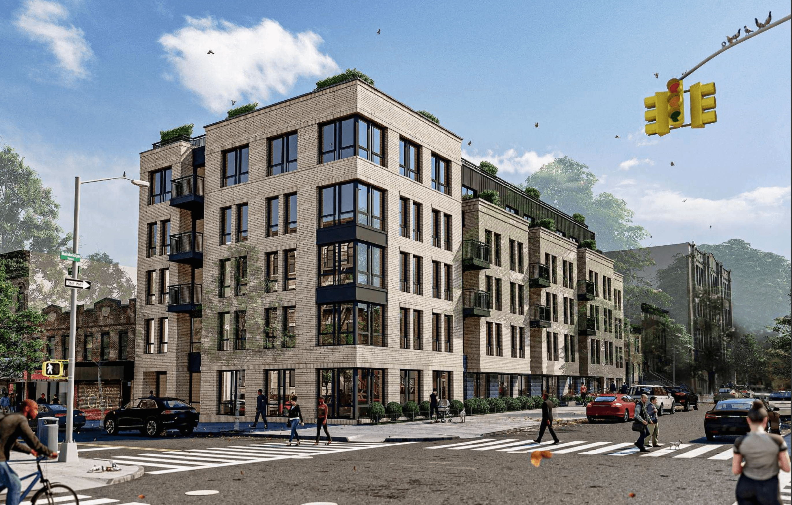 rendering of 188 bainbridge street 340 malcolm x boulevard