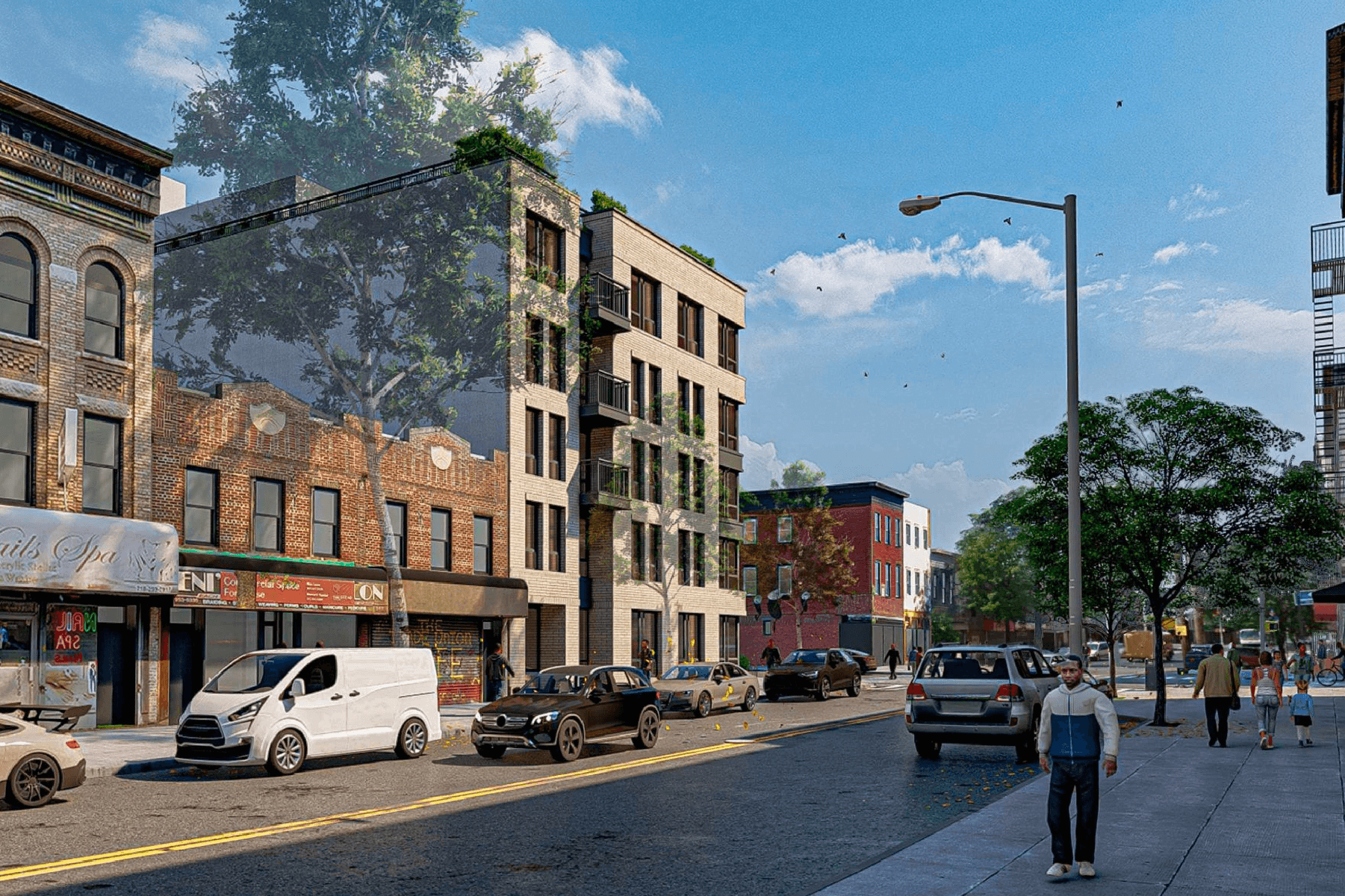 rendering of 188 bainbridge street 340 malcolm x boulevard