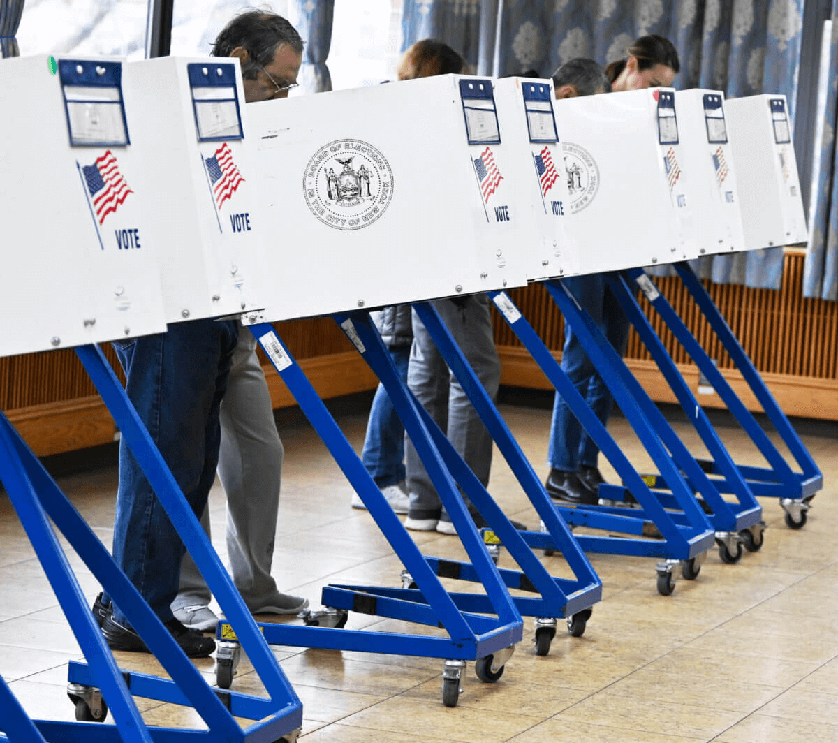 voting booths