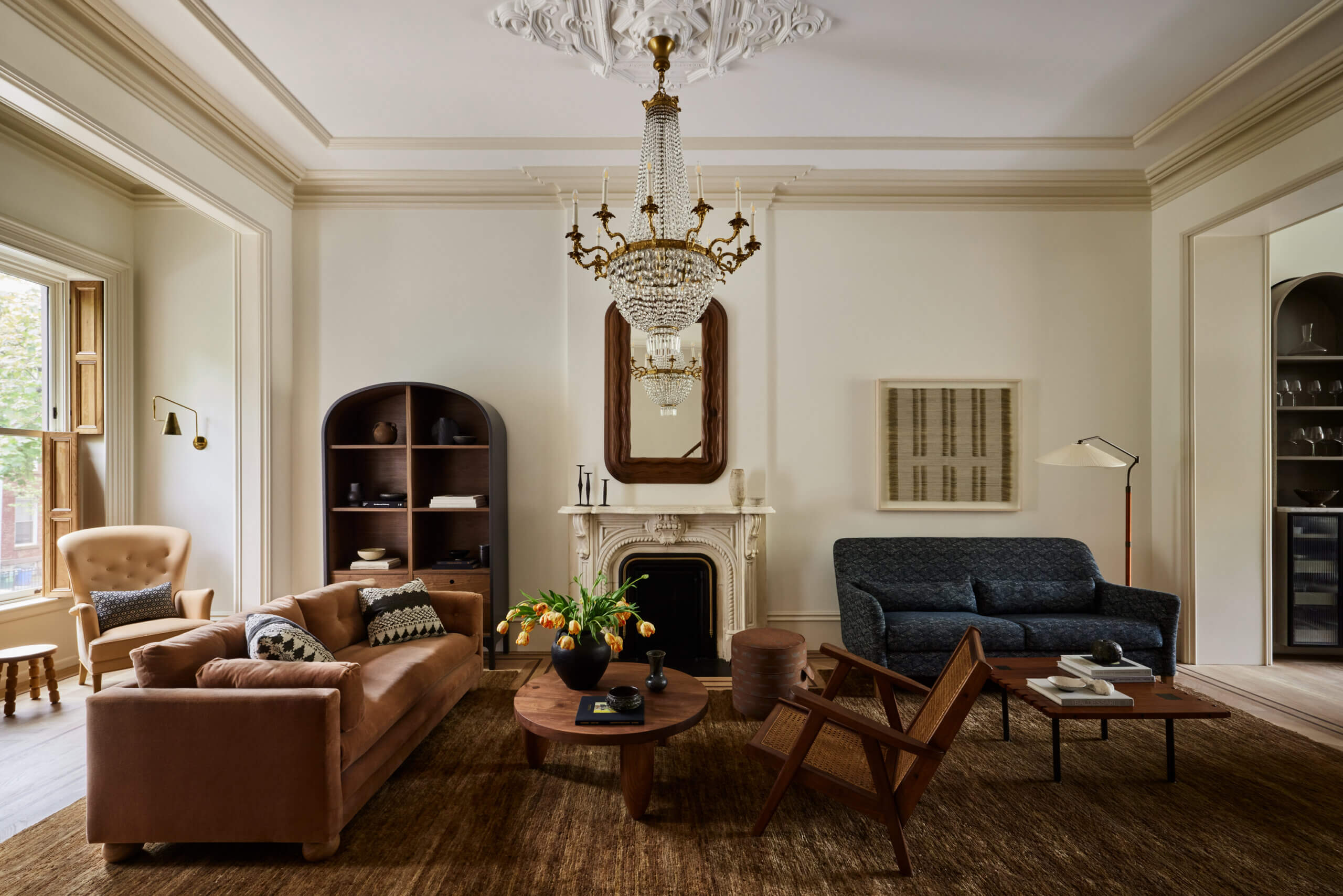 Luscious Browns Elevate Park Slope Brownstone Decor