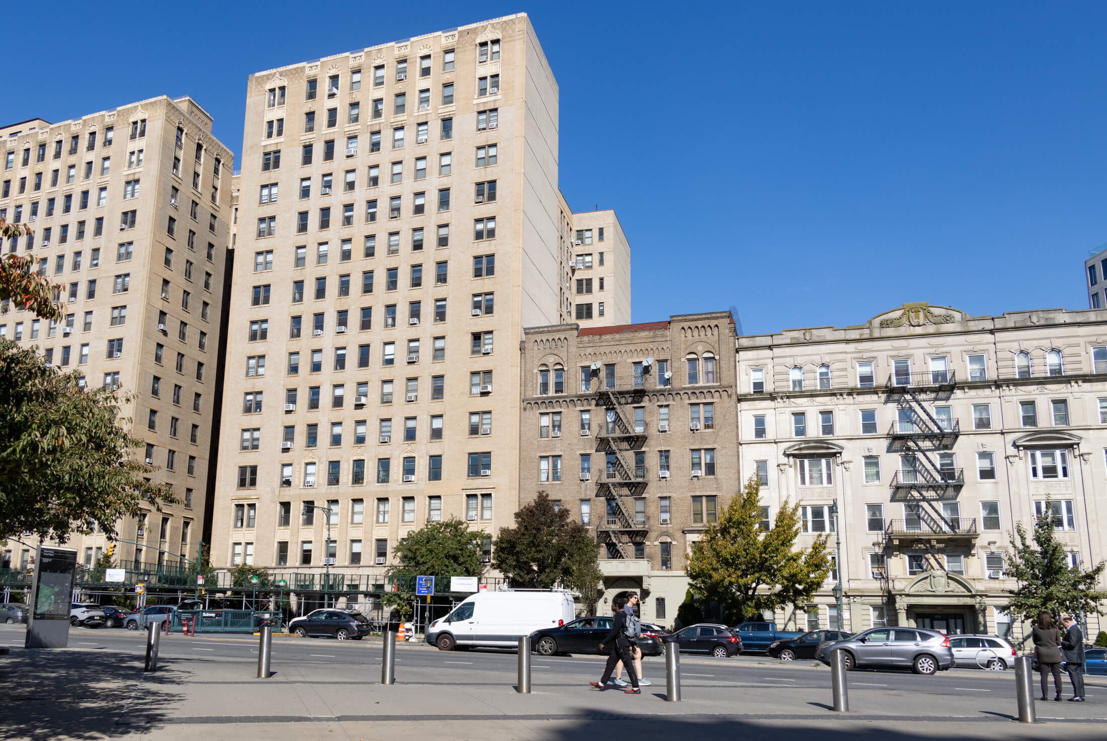 brooklyn - view of buildings along eastern parkway