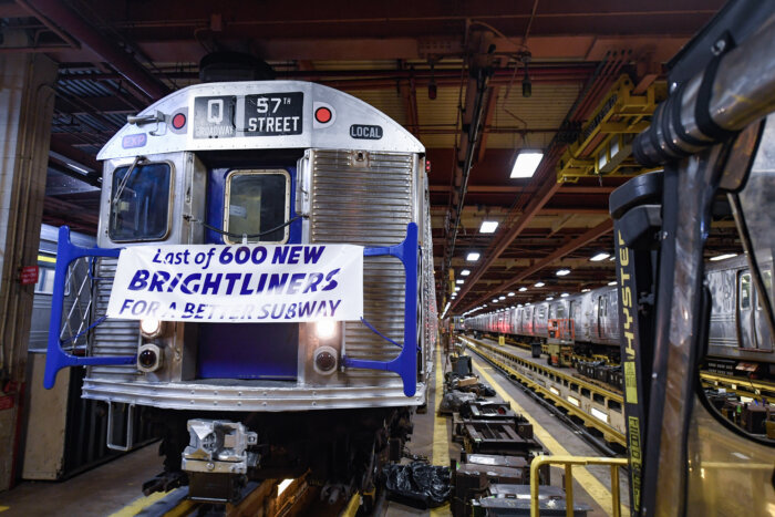 mta - a brightliner train 