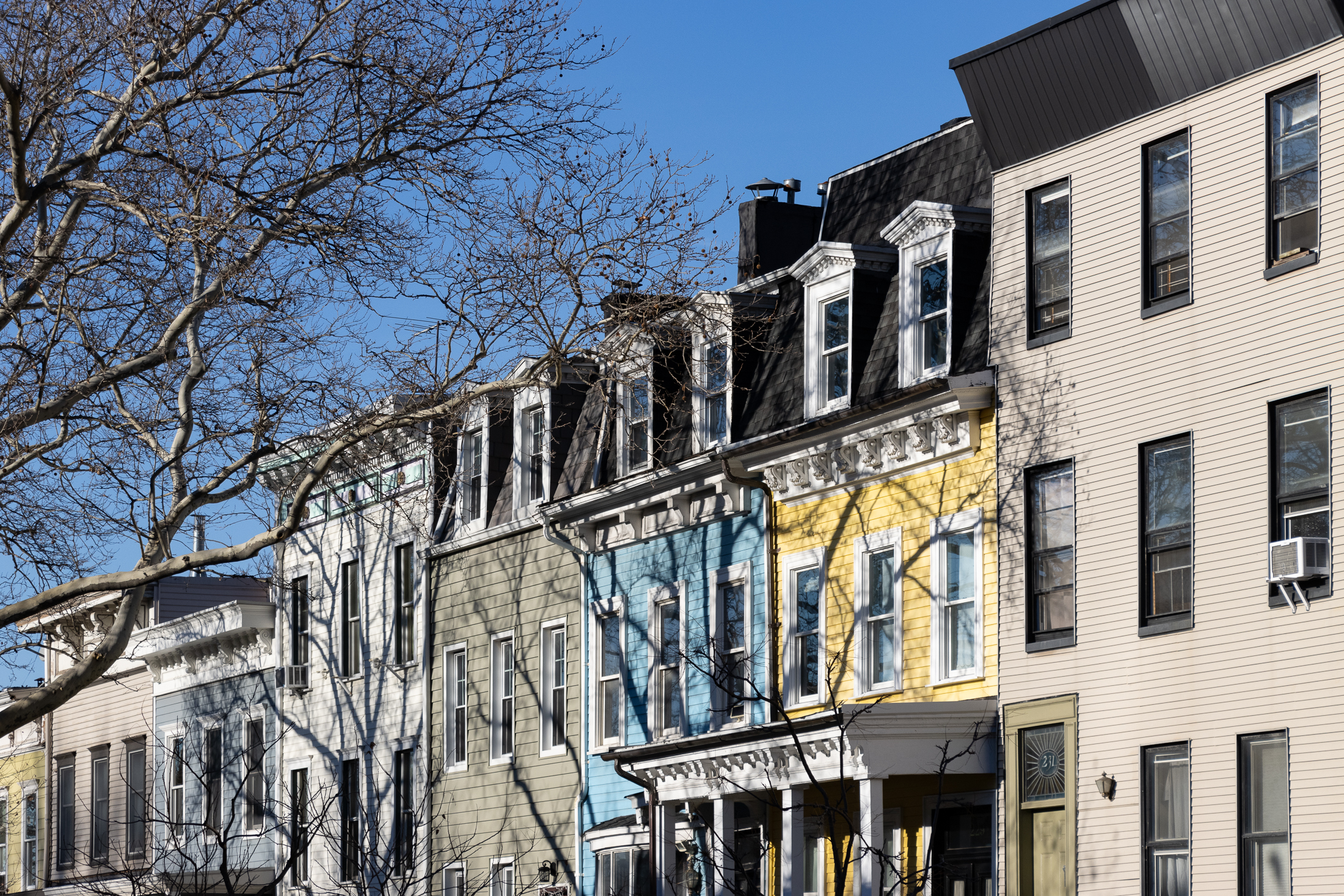 Brooklyn - wood frame houses in gowanus