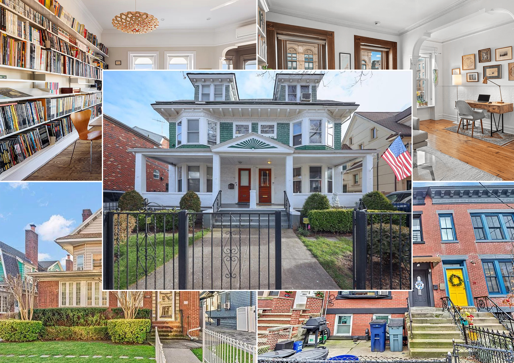 brooklyn real estate - collage of brooklyn houses for sale