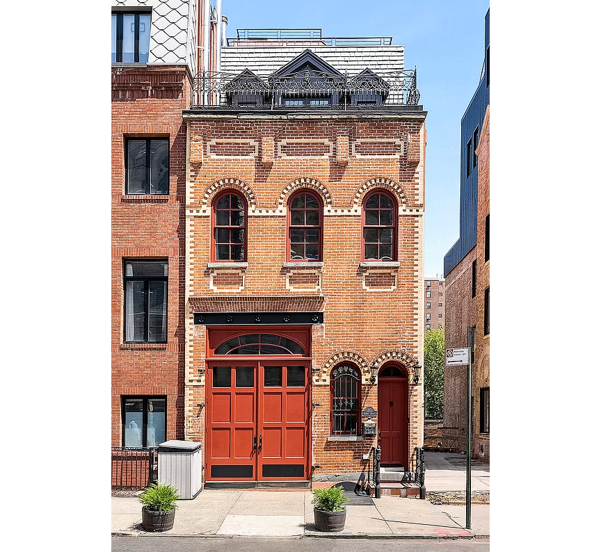 brooklyn open house - renovated exterior of brick stable