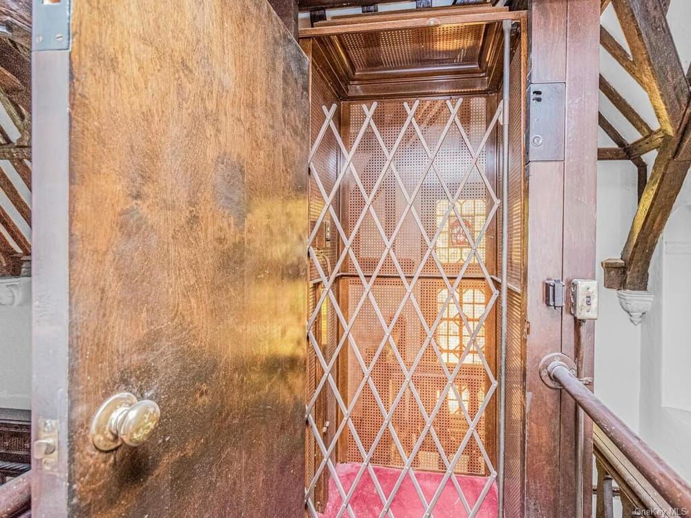cage door on elevator