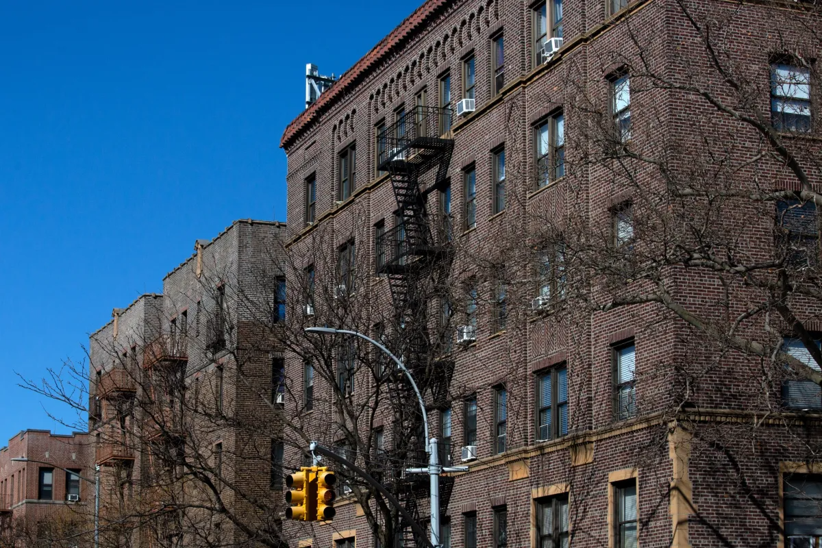 brick apartment buildings in queens