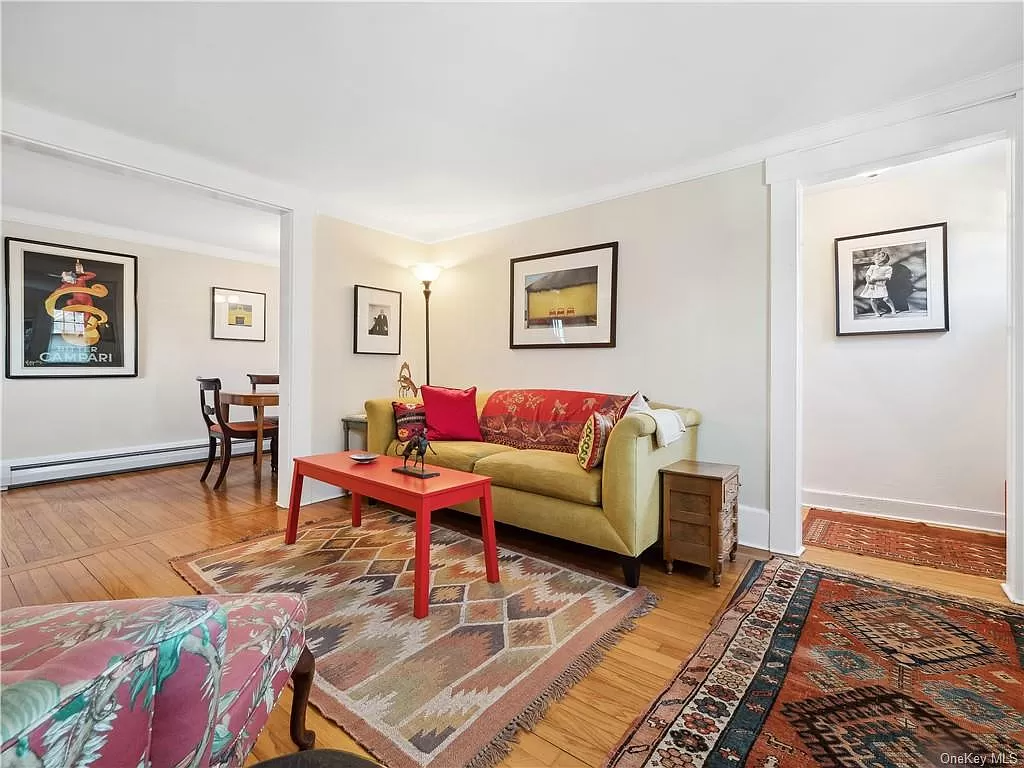 parlor with view into dining room