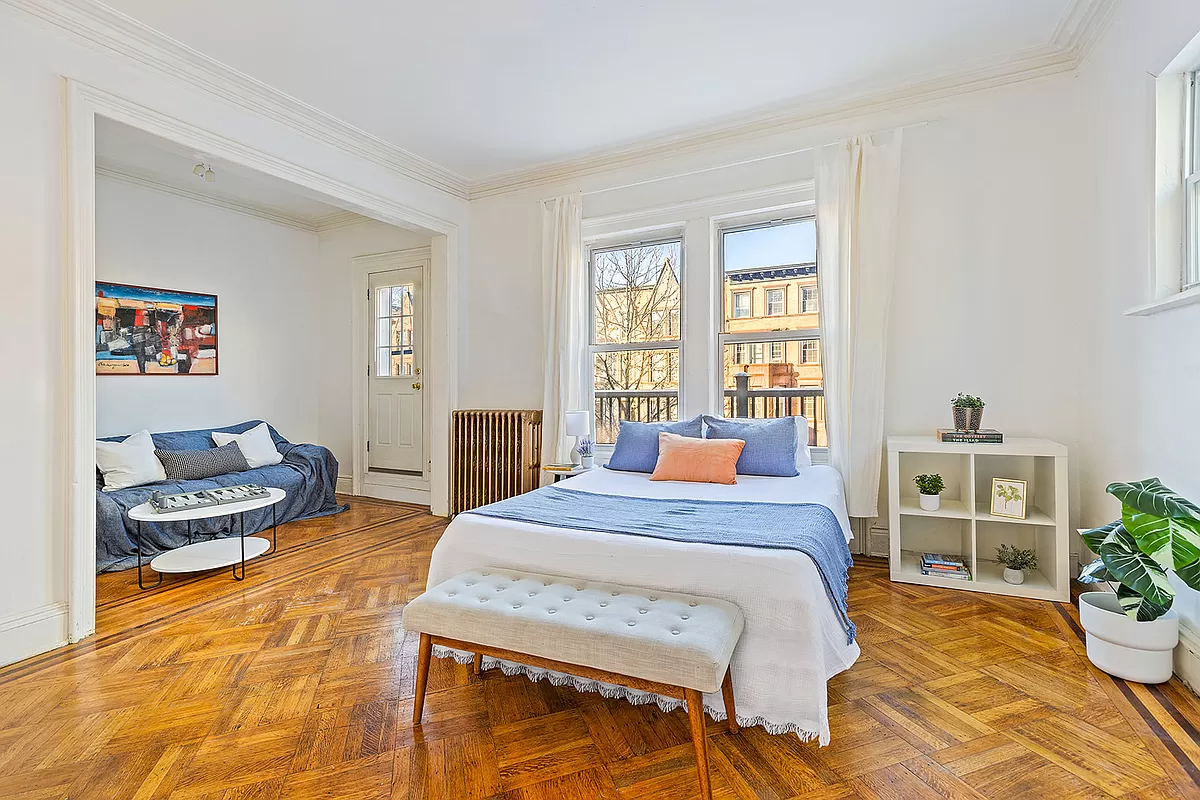 bedroom with door to terrace