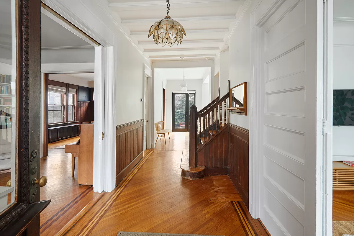 hall with wainscoting