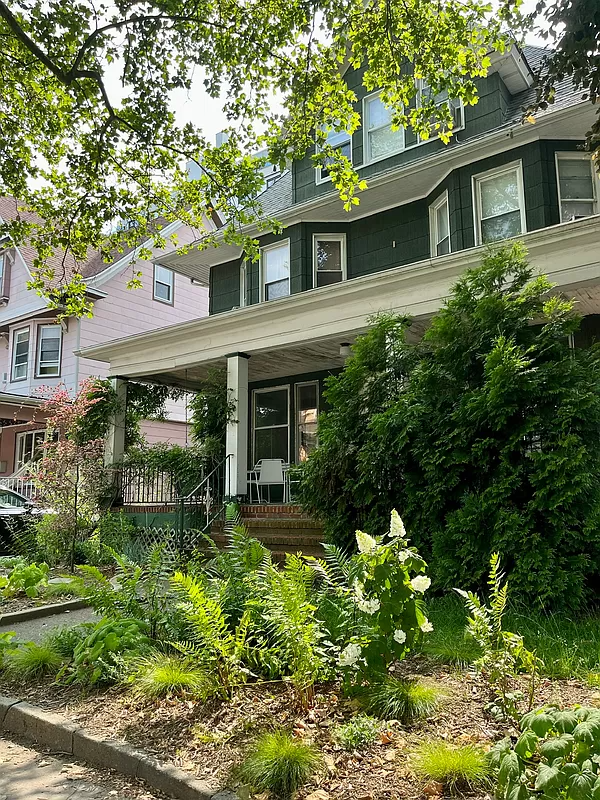 front facade with porch