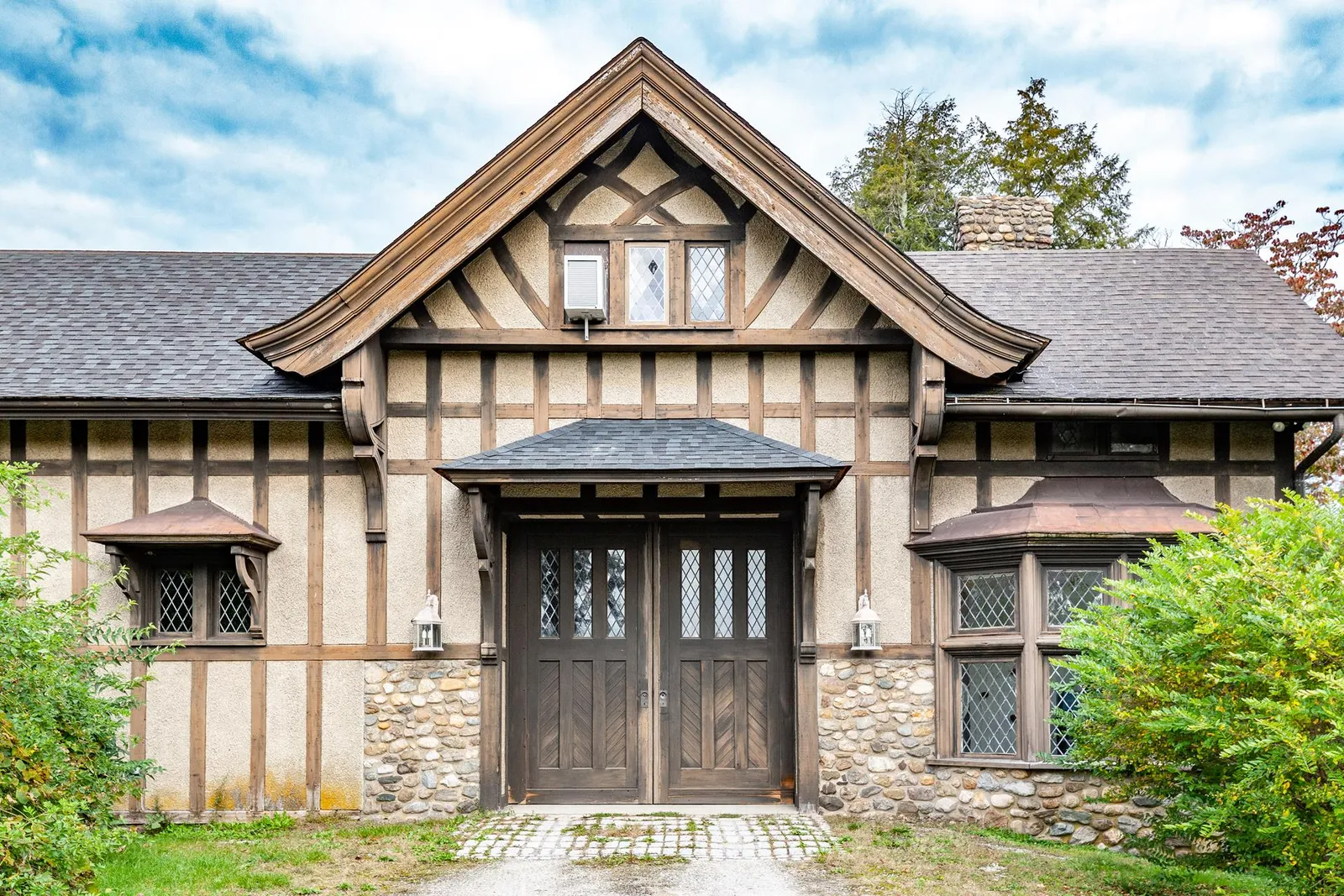 exterior with timber framing