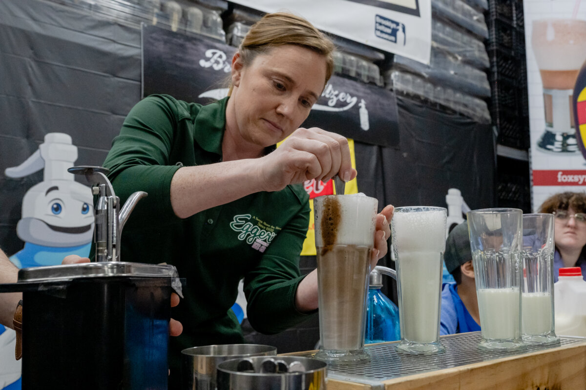 making an egg cream