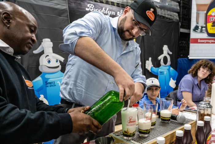 making an egg cream