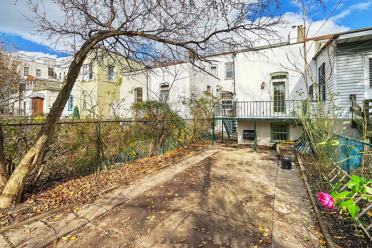 rear garden with concrete patio