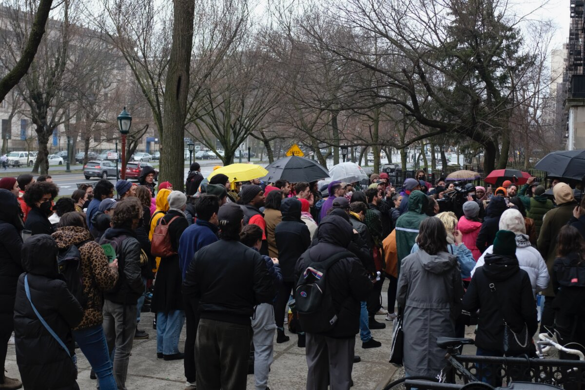 rally in the rain