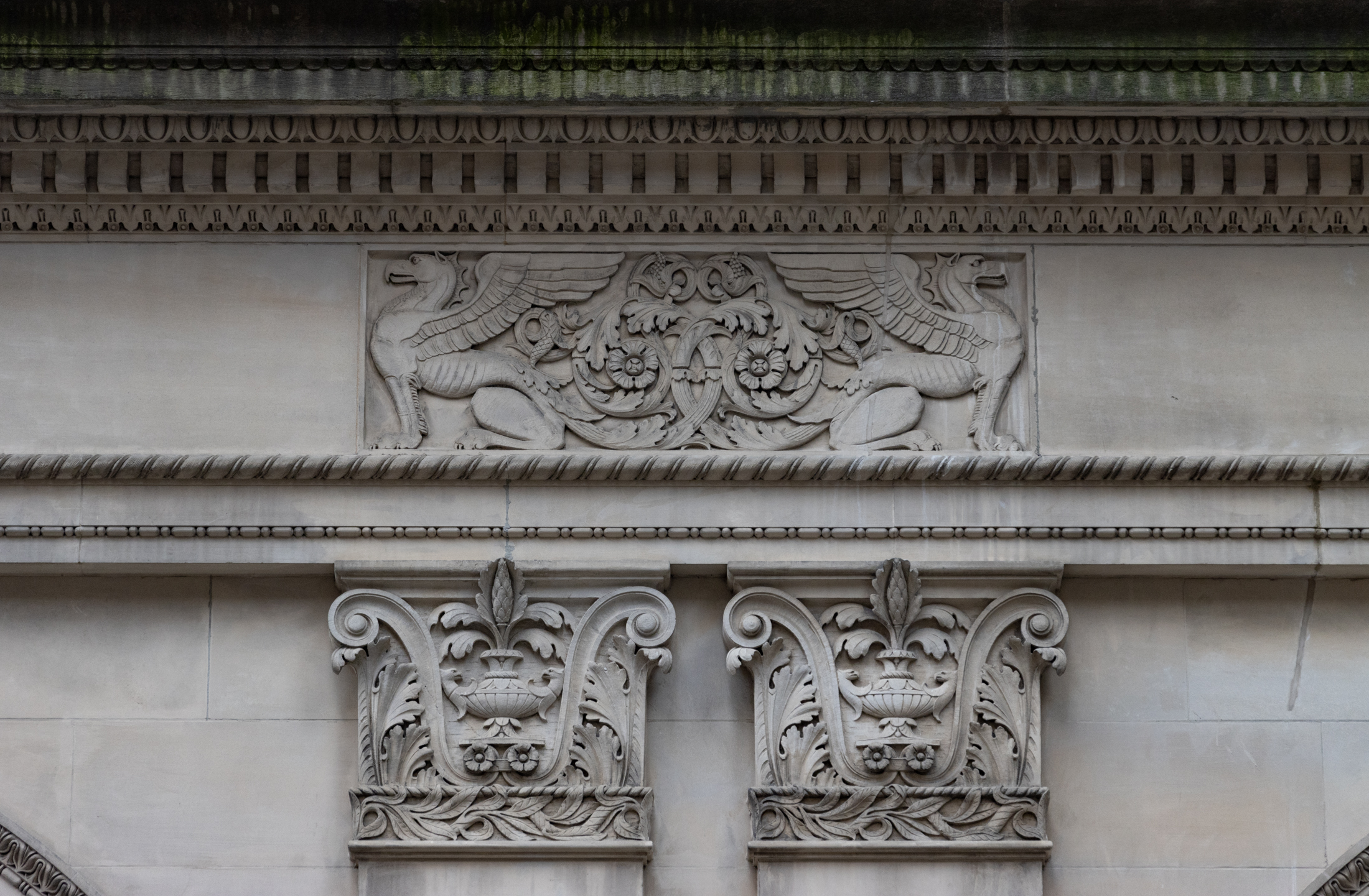 brooklyn - decorative details including pilaster capitals