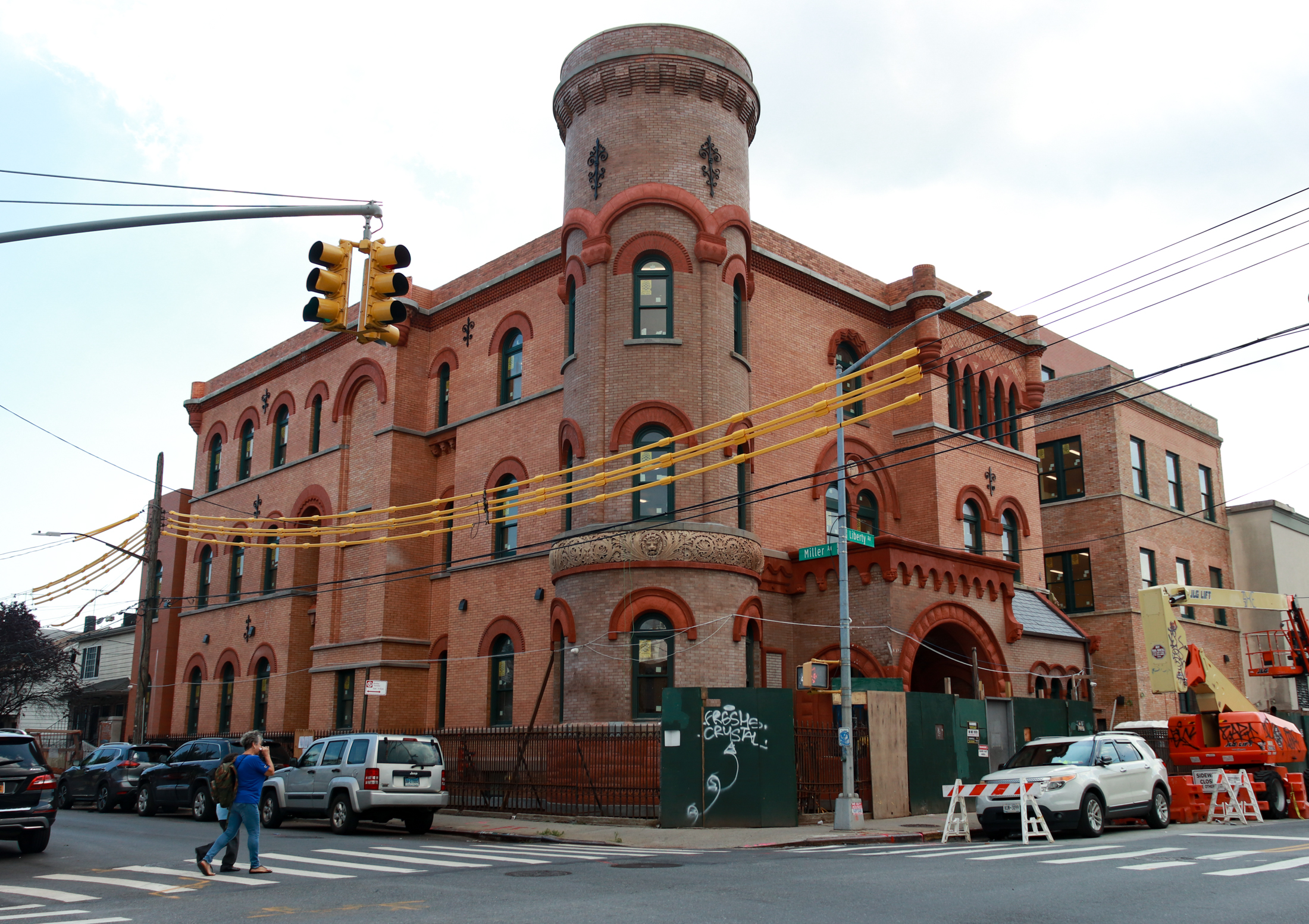 east new york- brick and brownstone former police precinct