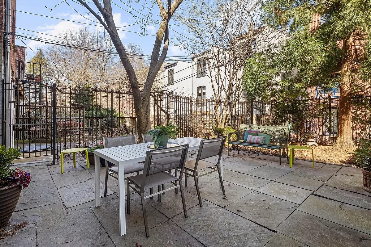 rear yard with paved patio