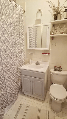 bathroom with white fixtures