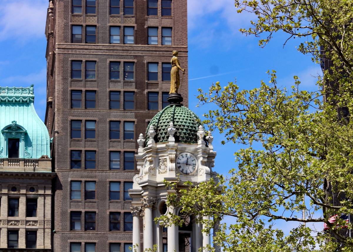 brooklyn - view of skyline including borough hall