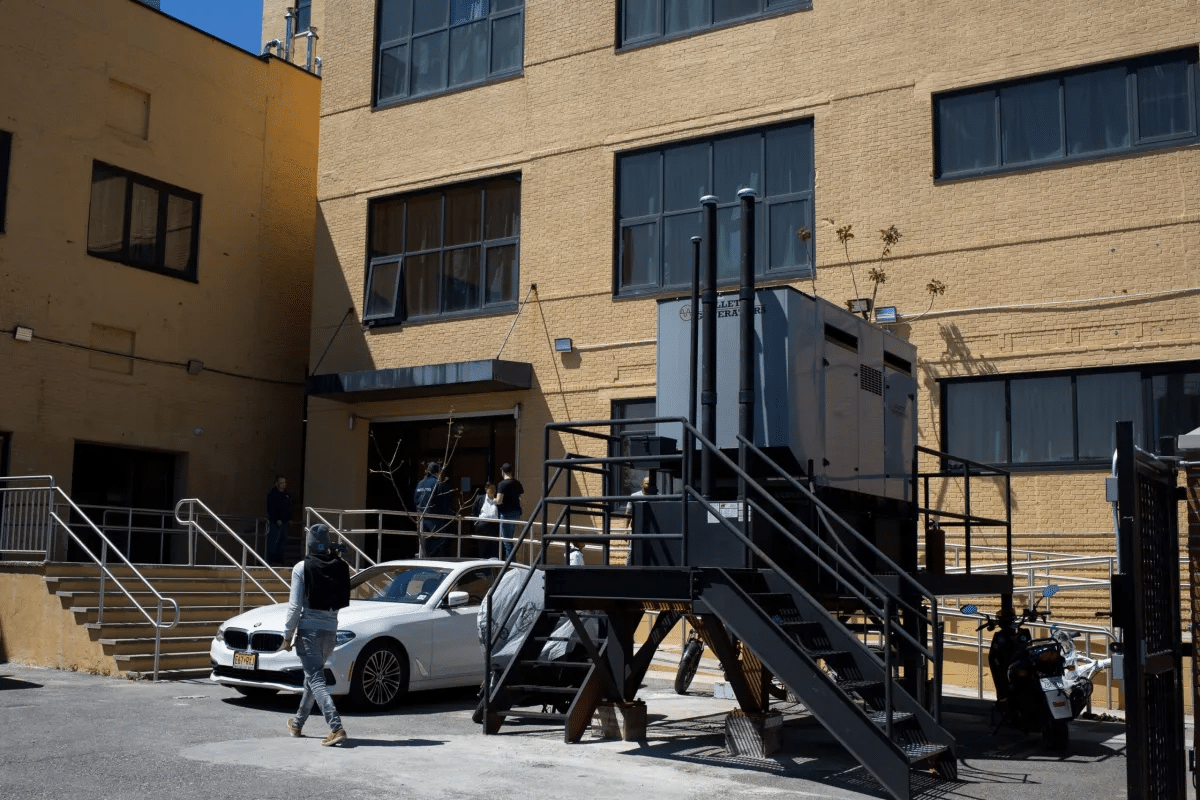 gowanus - he city was housing migrants in a former factory building along the Gowanus Canal