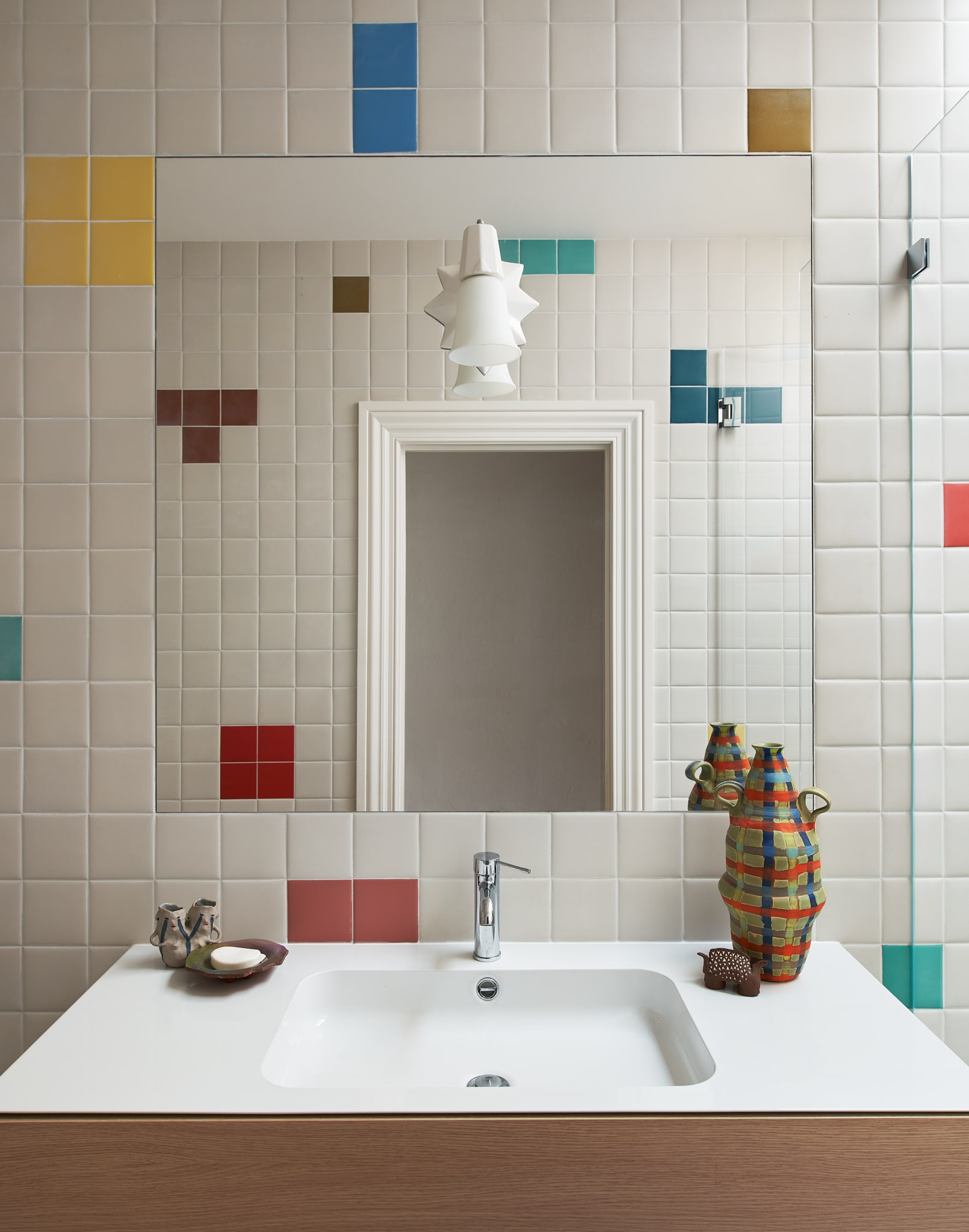 TILED BATH VANITY