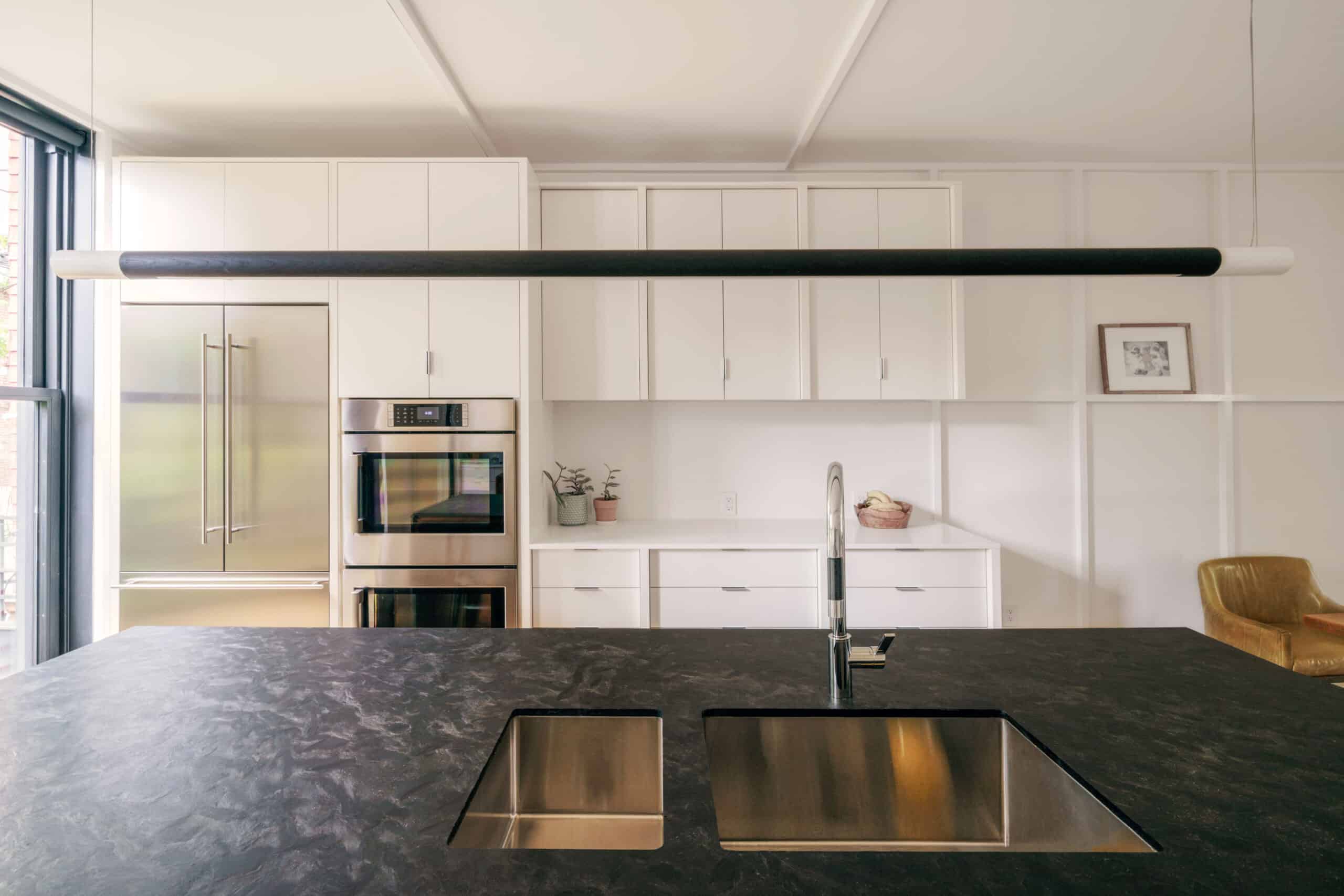 KITCHEN WALL WITH FRIDGE